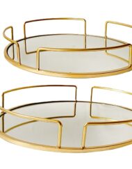 Δίσκος Μεταλλικός Επίχρυσος Σετ κωδ.LS10336